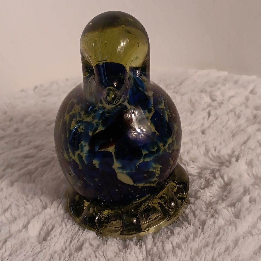 Vtg 1970 Glass Bird Figurine - Picture 2 of 5